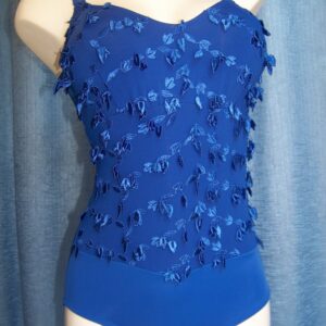 Costume Intero Blu Fiorellini 3D